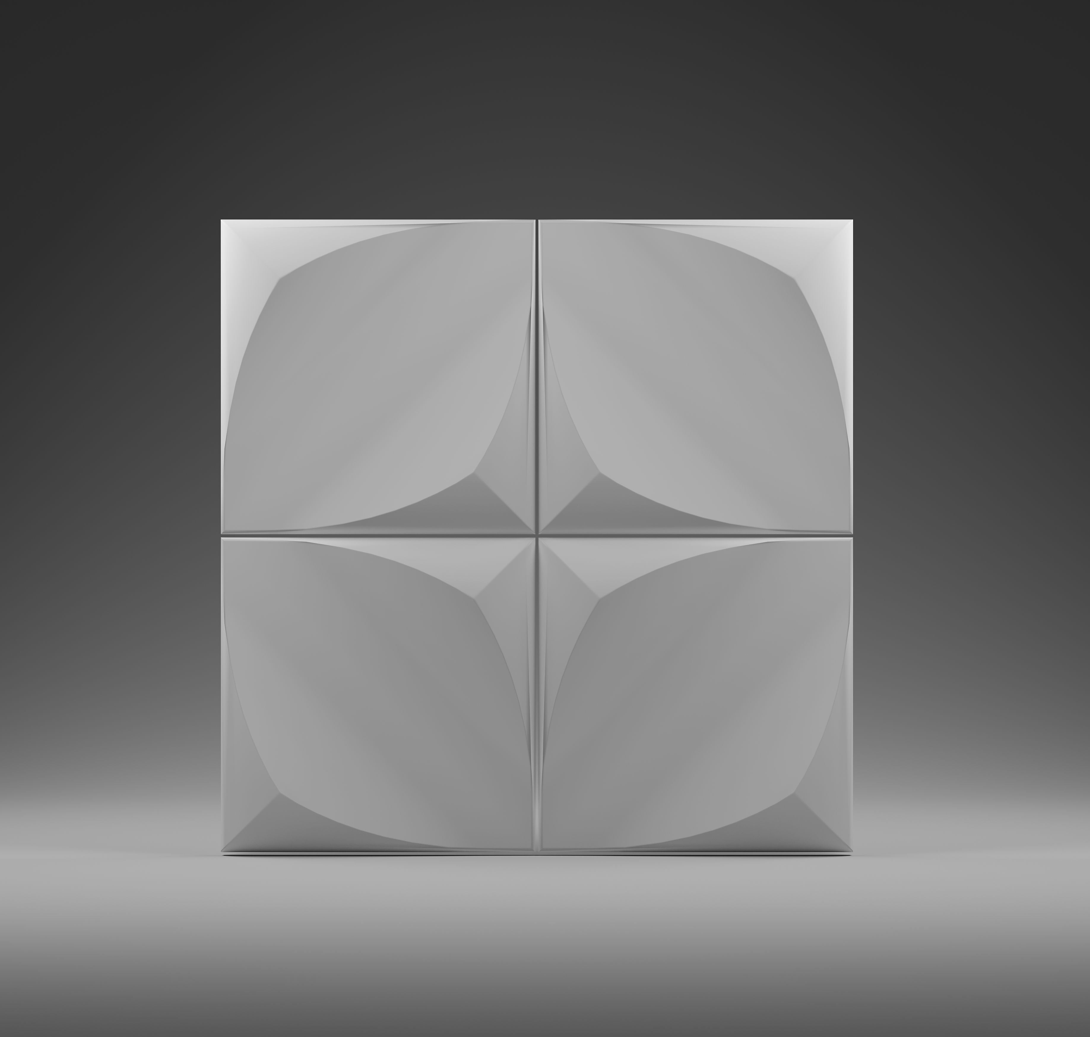 Swiss 3D Wall Panel from Premium Gypsum