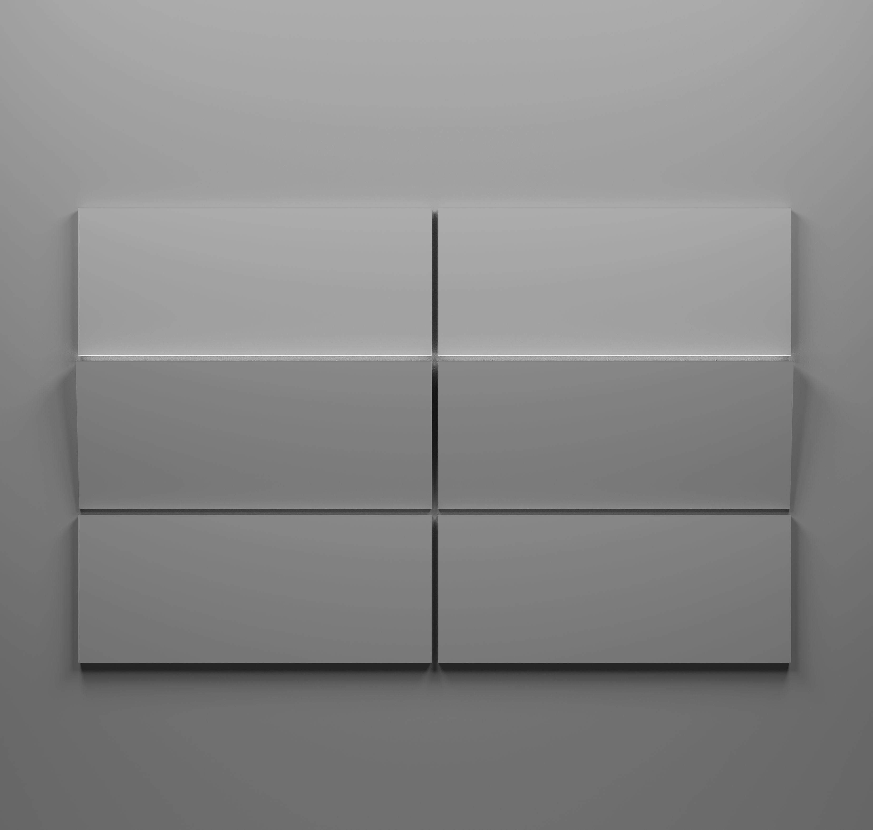Kandes Gypsum 3D Wall Panels Modular Design with integrated LED lighting