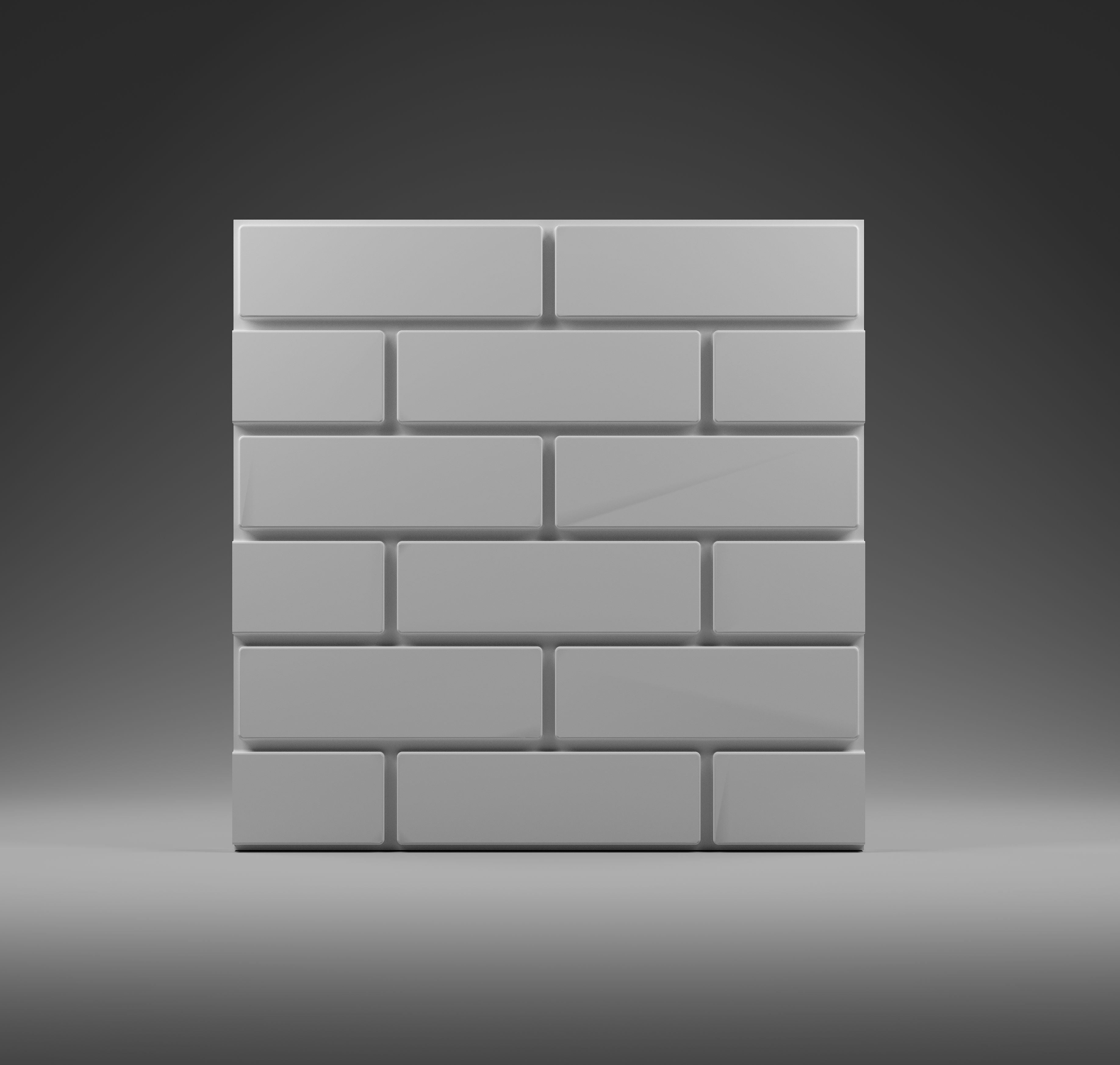 Kandes Gypsum 3D Wall Panels Brick Pattern