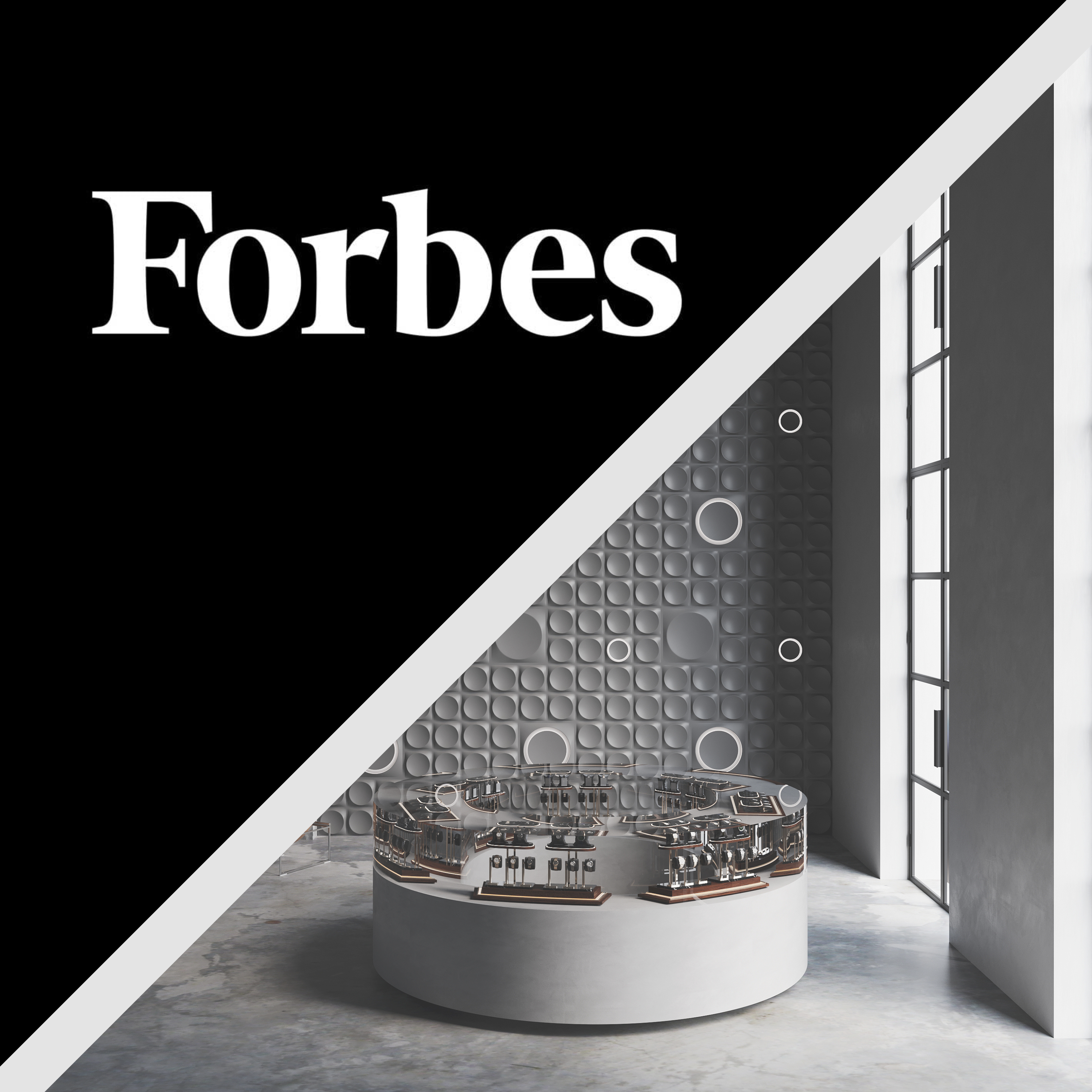 Kandes 3D wall panels featured in Forbes France on contemporary wall design