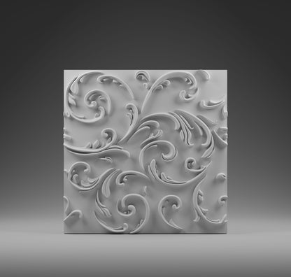 Kandes 3D Wall Panels from Gypsum | Ornata | Classic Pattern