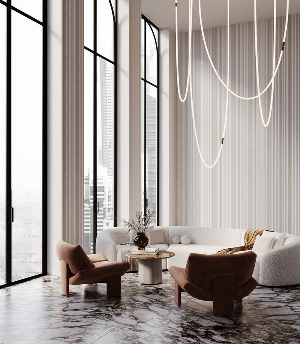 Sample — PANNEAU MURAL 3D | CASCADE + LED 0114