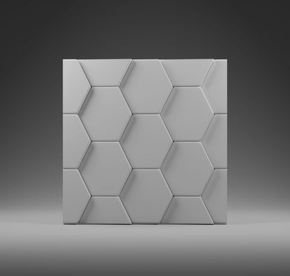 Kandes Gypsum 3D Wall Coverings HEXAGONAL design pattern | beehive pattern