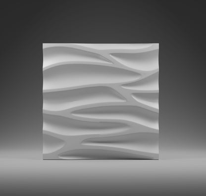 Kandes Gypsum 3D Wall Panels 0097 Organic Wave pattern