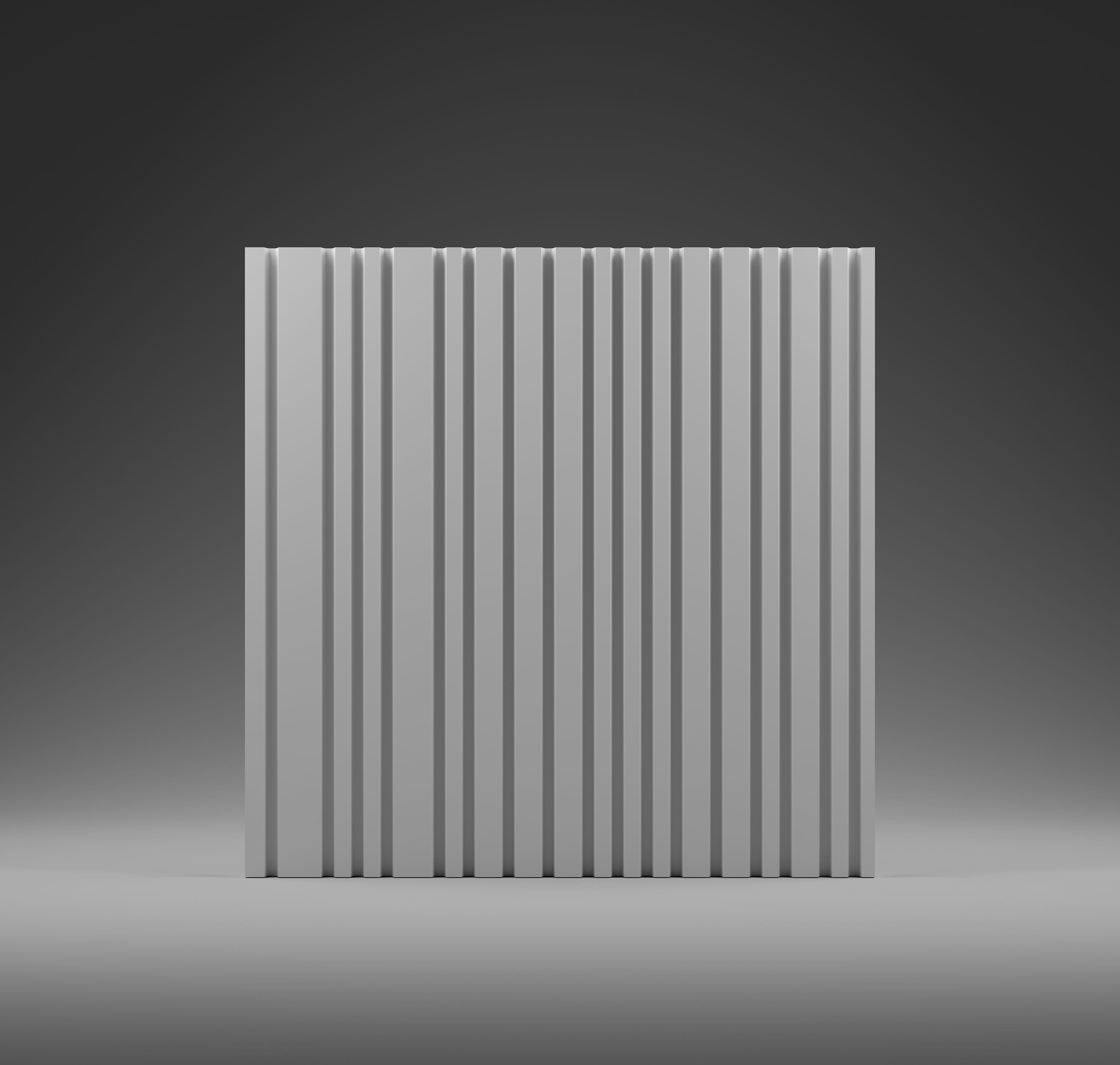 Kandes Gypsum 3D Wall Panels | Slat Wall Panel Design with LED lighting integration option
