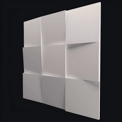 product photo 3d wall ceiling panels porcelain plaster gypsum squares modern design 