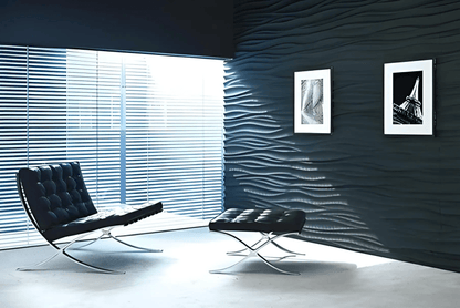 3d wall panel gypsum waves dunes design Swiss quality executive office 