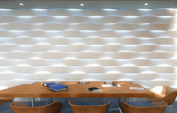 Sample — 3D-WANDPANEEL | CURVE + LED 0085