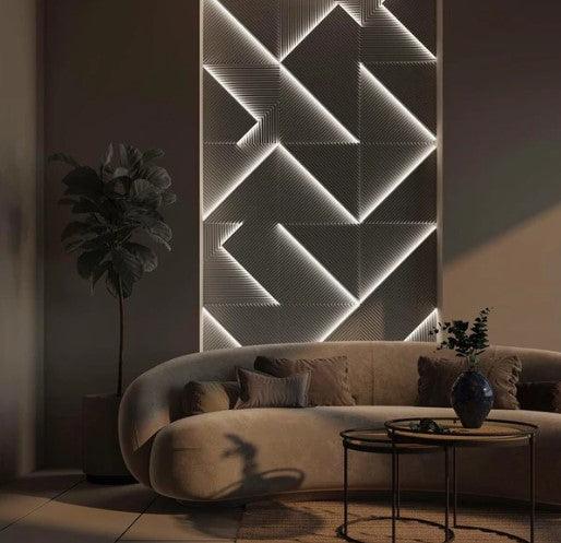 Sample — 3D-WANDPANEEL | FUTUR + LED 0042