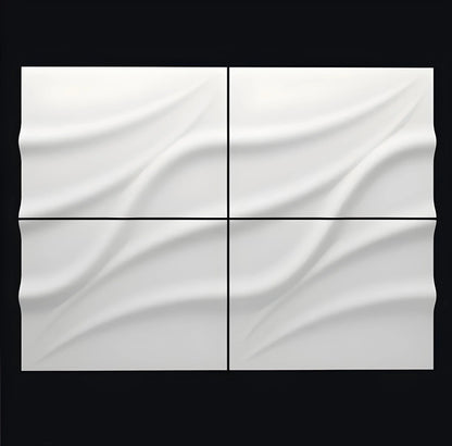 product photo 3d wall gypsum panels large waves Swiss quality feature wall 