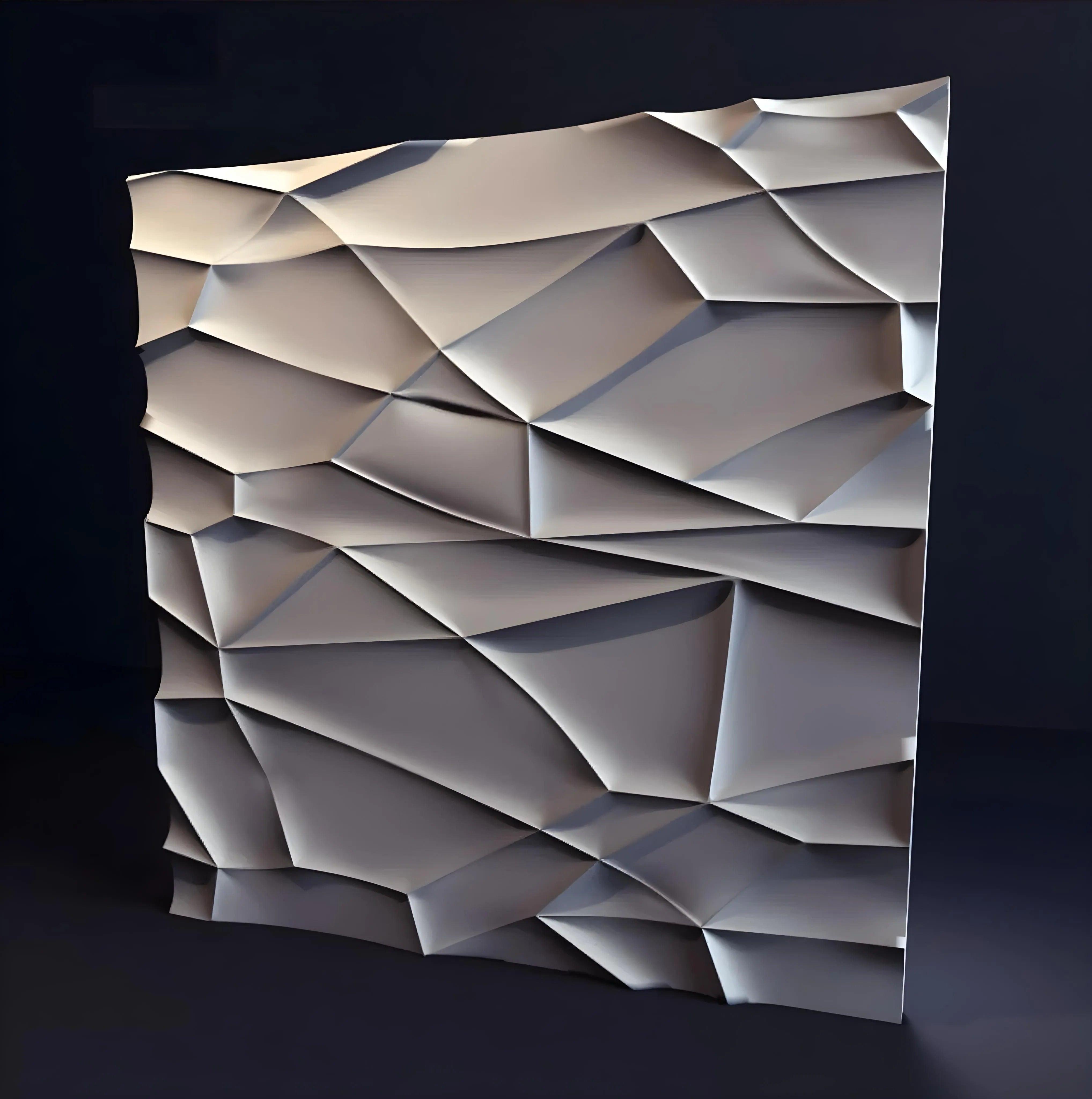 product photo 3d wall design gypsum panel Swiss quality 