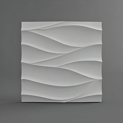 product photo ed gypsum wall panel wave pattern feature wall Swiss quality,