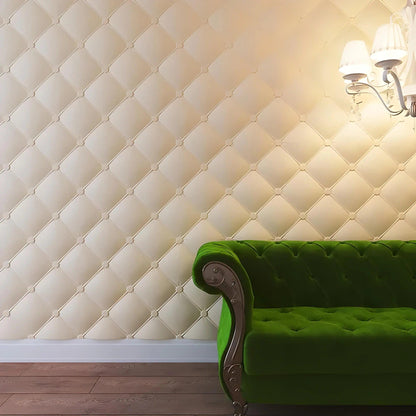 studded tufted effect 3d wall panels Swiss quality classic hotel feature wall 3d gypsum wall panels