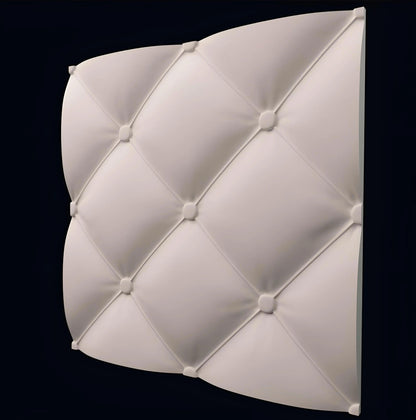 product photo studded tufted effect 3d wall panels Swiss quality  3d gypsum wall panels feature wall