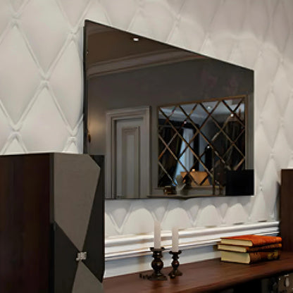 3d wall tiles panels classic pattern tufted studded rhombus 