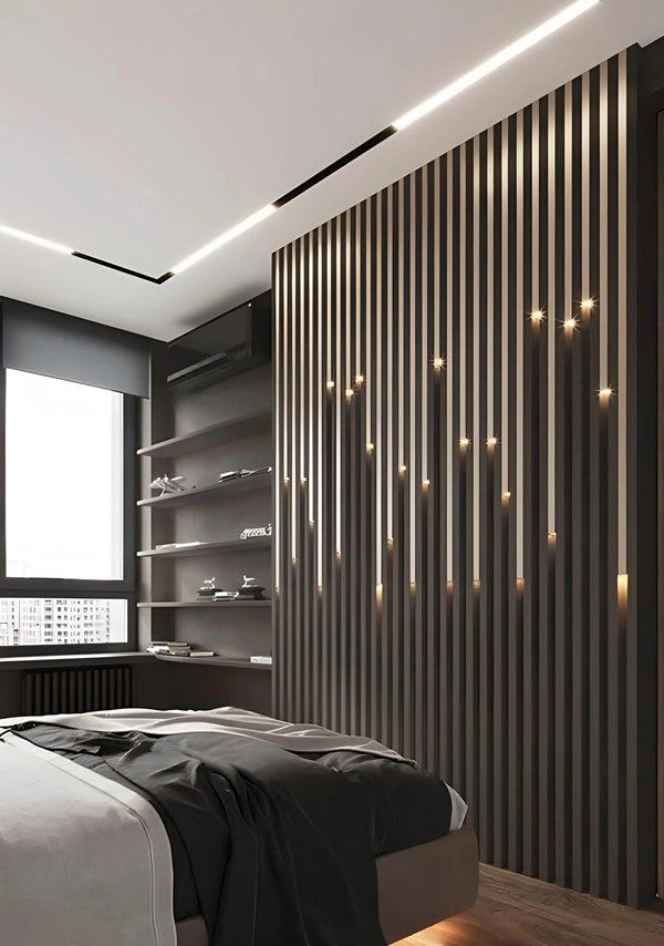Sample — 3D WALL PANEL | LIGNEO + LED 0112