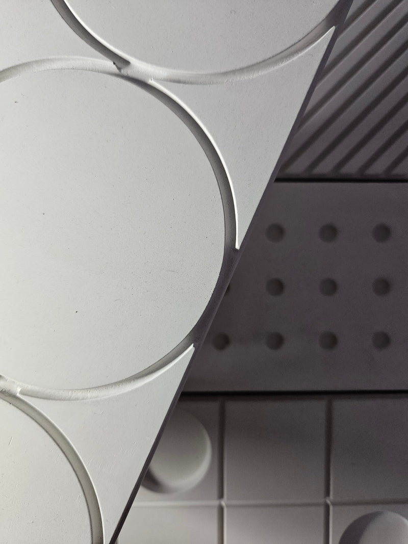 Kandes 3D Wall Panels from Gypsum Premium Quality NCA set panel as a sample
